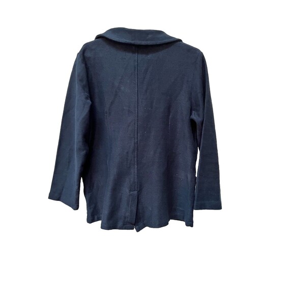 Gentleman Farmer Navy Blue Horse Embroidered Blazer Jacket Boy's Sz 6 Cotton - Picture 6 of 7